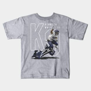 Kenneth Walker III Seattle Hurdle Kids T-Shirt